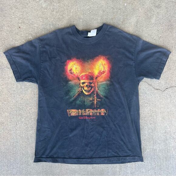 Disney Other - Walt Disney World Pirates of the Caribbean Dead Man’s Chest T-Shirt Black